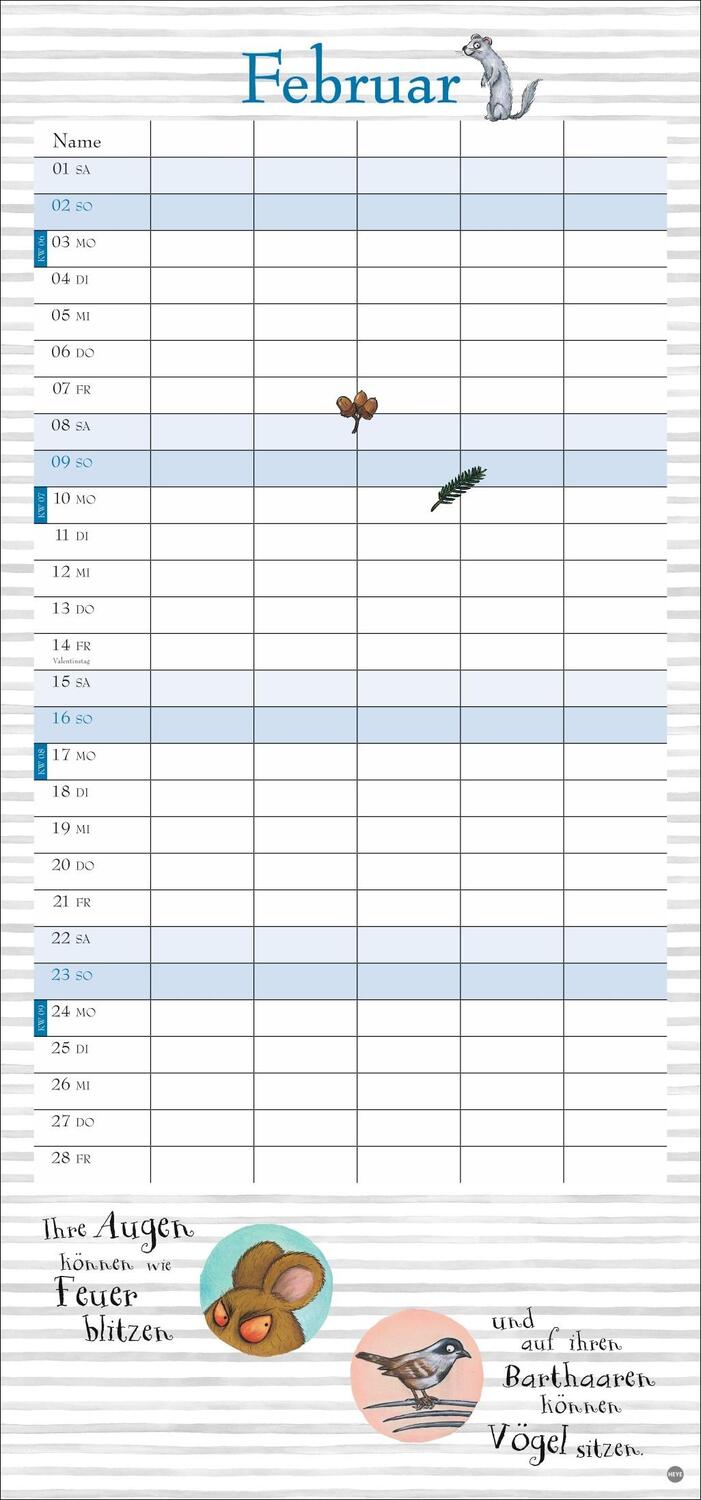 Bild: 9783756405923 | Der Grüffelo Familienplaner 2025 | Kalender | Familienplaner Athesia