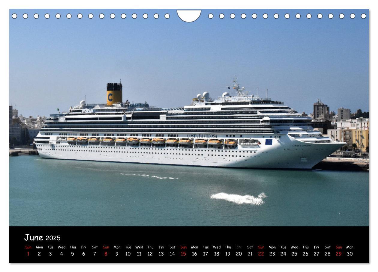 Bild: 9781325991181 | Cruise ships around the world (Wall Calendar 2025 DIN A4...