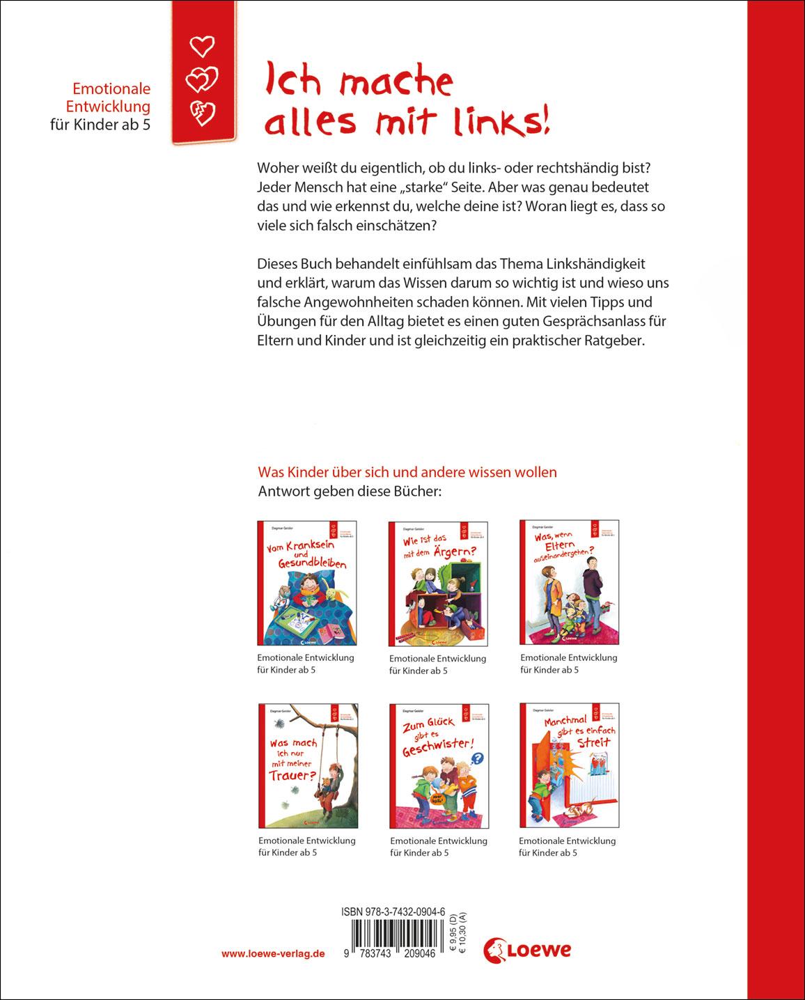 Rückseite: 9783743209046 | Ich mache alles mit links! (Starke Kinder, glückliche Eltern) | Buch