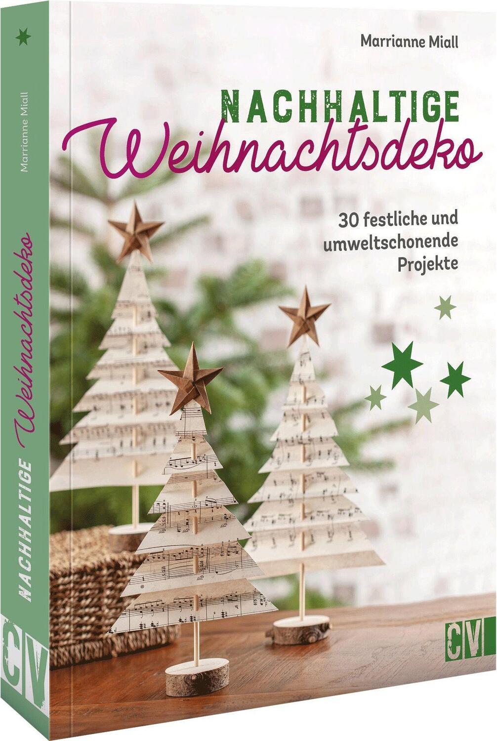 Cover: 9783838838243 | Nachhaltige Weihnachtsdeko | 30 festliche und umweltschonende Projekte