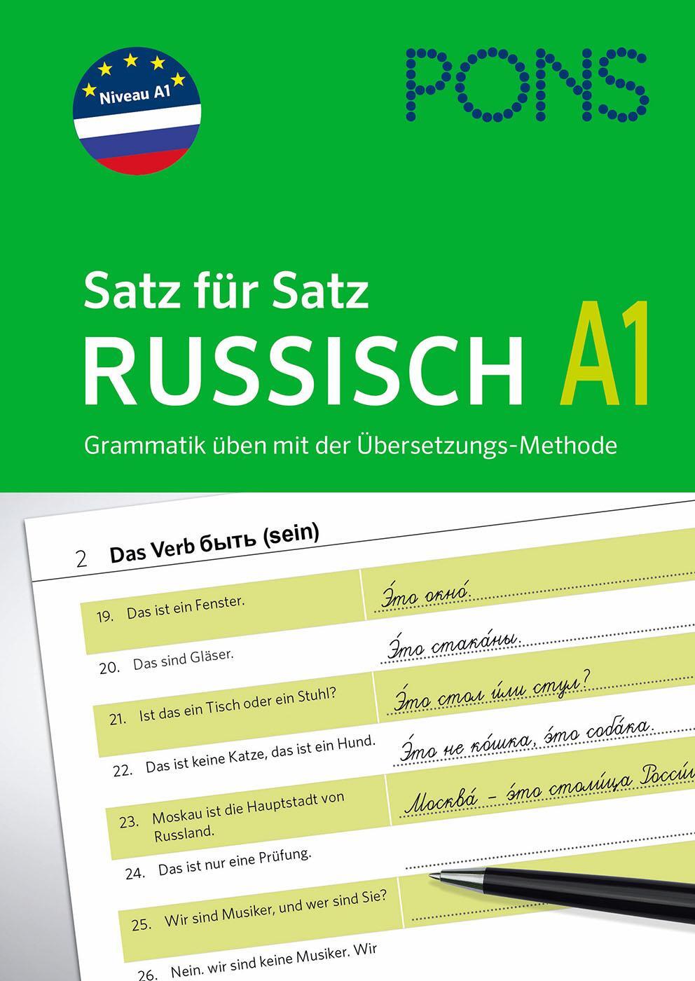 Cover: 9783125623477 | PONS Satz für Satz Russisch A1 | Katarzyna/Sawinski, Jacek Lukasiak