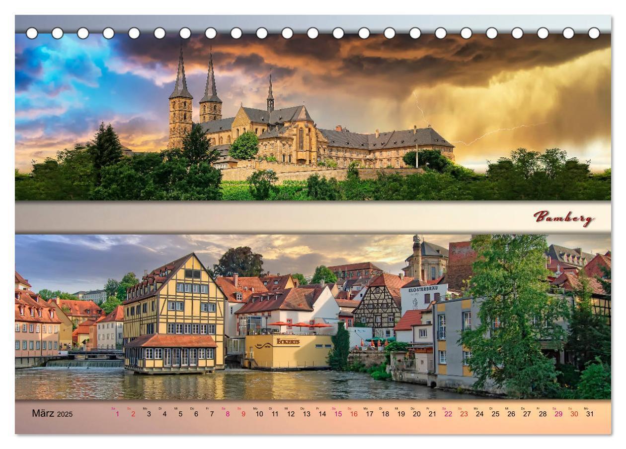 Bild: 9783435133109 | Faszinierende Städte in Deutschland - Panoramen (Tischkalender 2025...