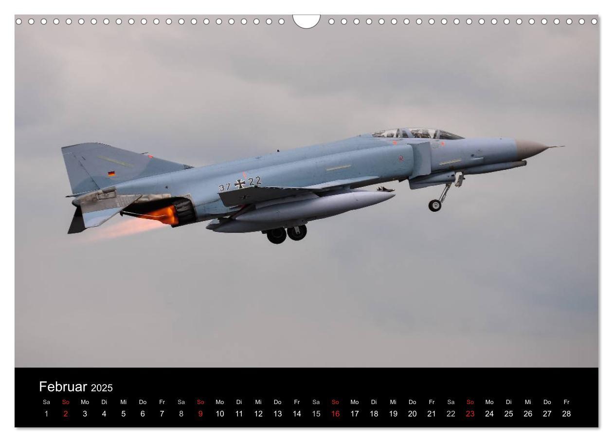 Bild: 9783435714179 | Phantoms bei der Luftwaffe (Wandkalender 2025 DIN A3 quer),...