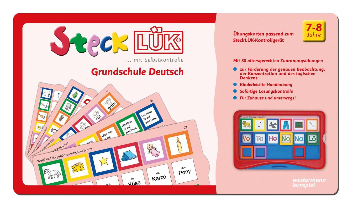 Cover: 9783837782240 | SteckLÜK. Grundschule Deutsch: Alter 7 - 8 (rot) | Broschüre | Deutsch