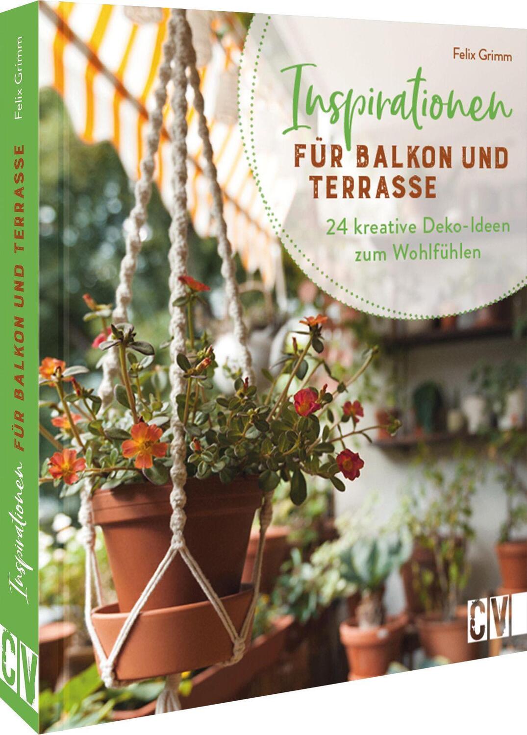 Cover: 9783838838229 | Inspirationen für Balkon und Terrasse | Felix Grimm | Buch | 128 S.