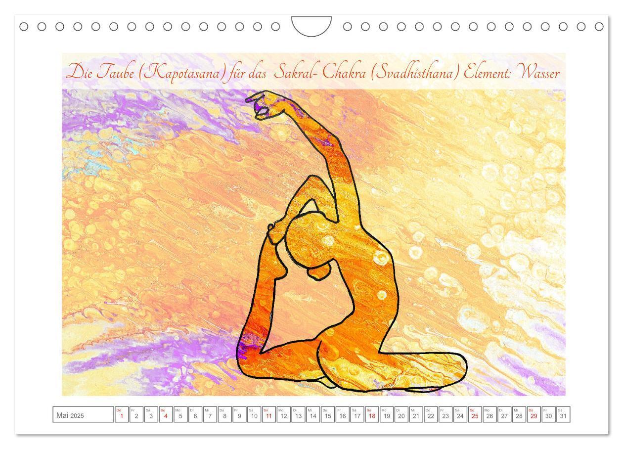 Bild: 9783435118137 | Chakren Yoga (Wandkalender 2025 DIN A4 quer), CALVENDO Monatskalender