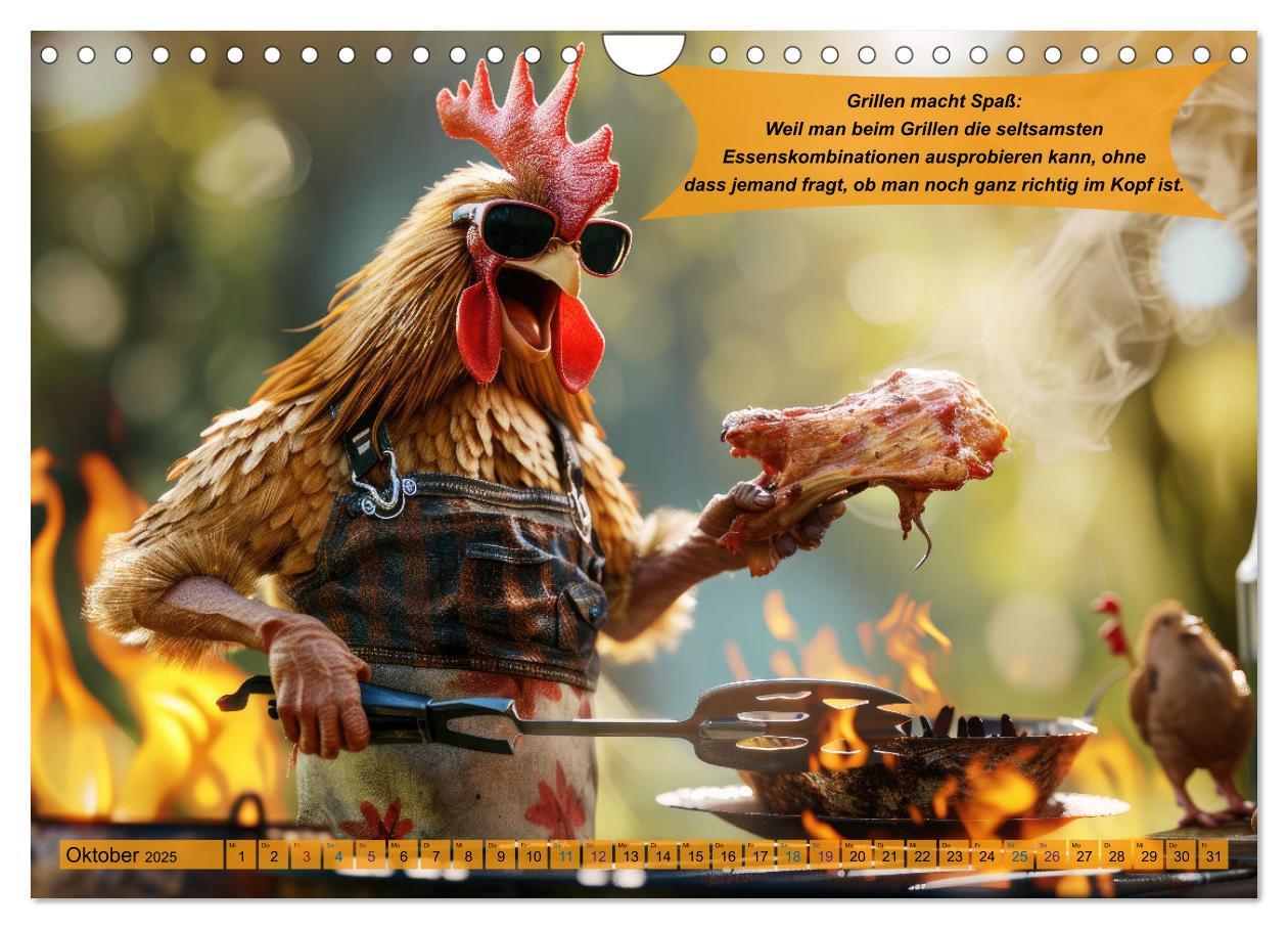 Bild: 9783457168264 | Tierisch lustige Grillmeister (Wandkalender 2025 DIN A4 quer),...