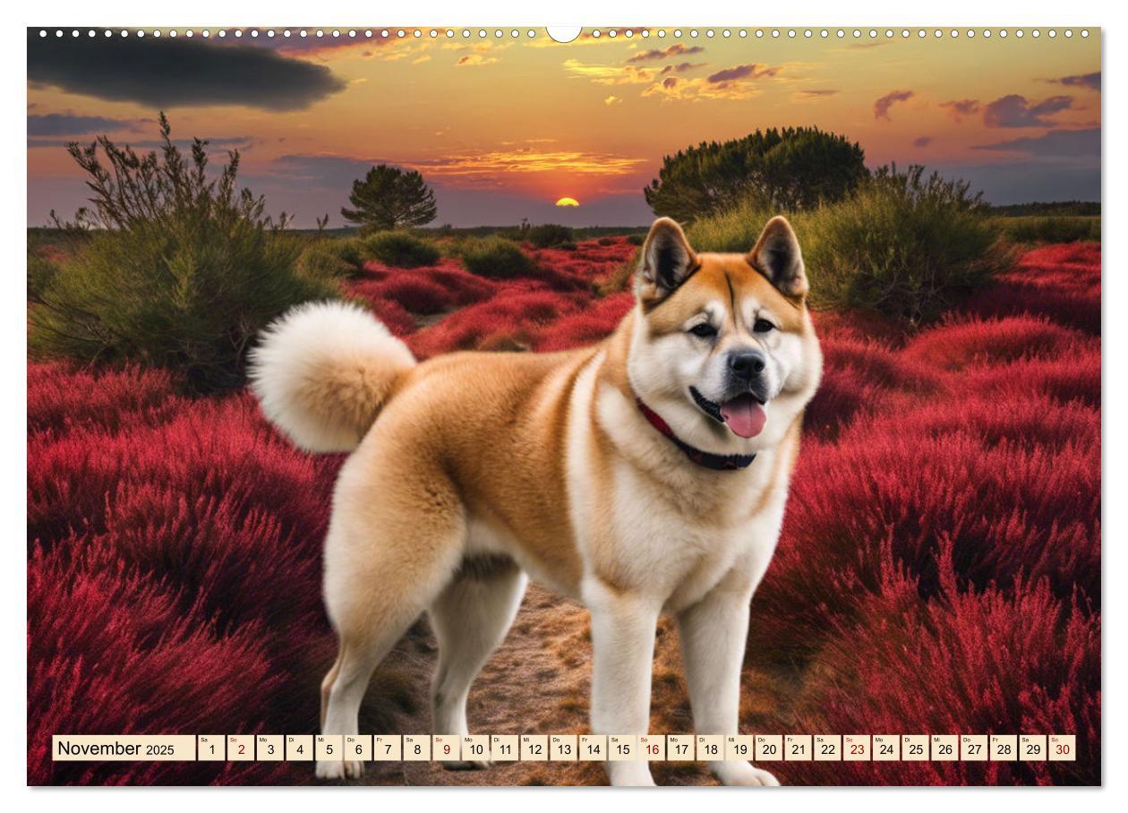 Bild: 9783457071755 | Akita Inu - Inbegriff der Treue (hochwertiger Premium Wandkalender...