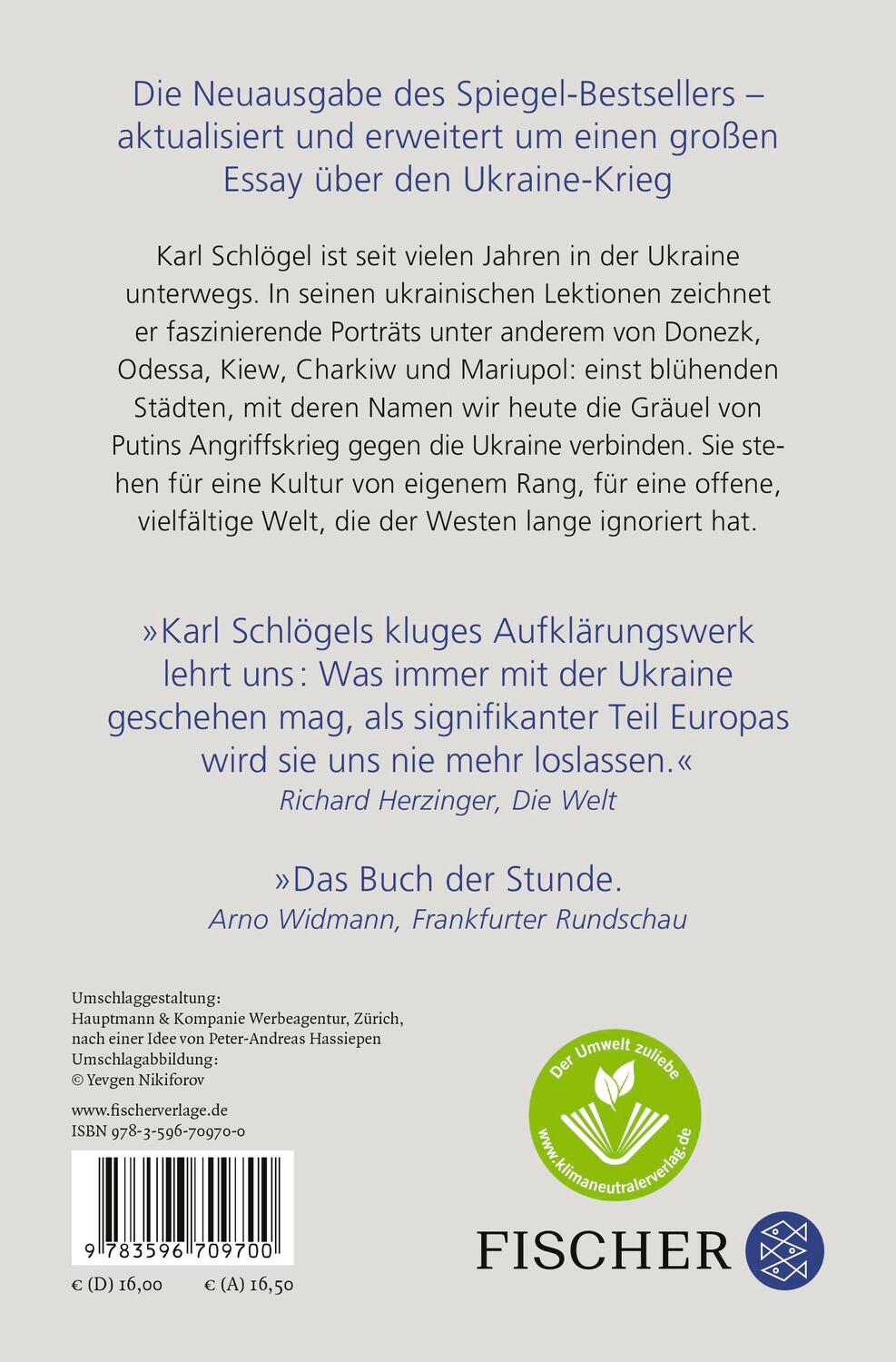 Rückseite: 9783596709700 | Entscheidung in Kiew | Karl Schlögel | Taschenbuch | 384 S. | Deutsch