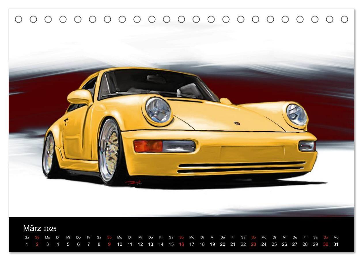 Bild: 9783435497973 | Porsche inspired Artwork by Reinhold Art´s (Tischkalender 2025 DIN...