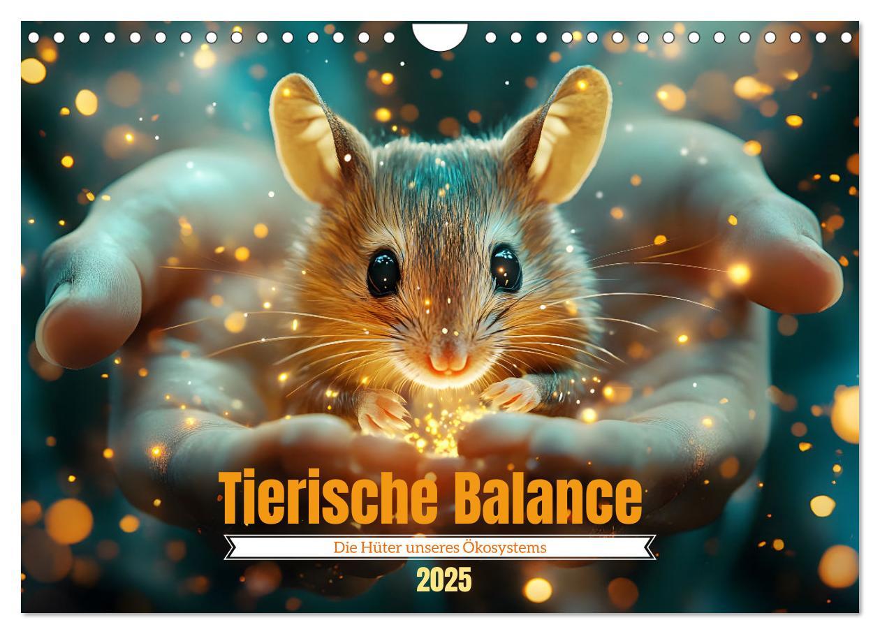 Cover: 9783457241936 | Tierische Balance (Wandkalender 2025 DIN A4 quer), CALVENDO...