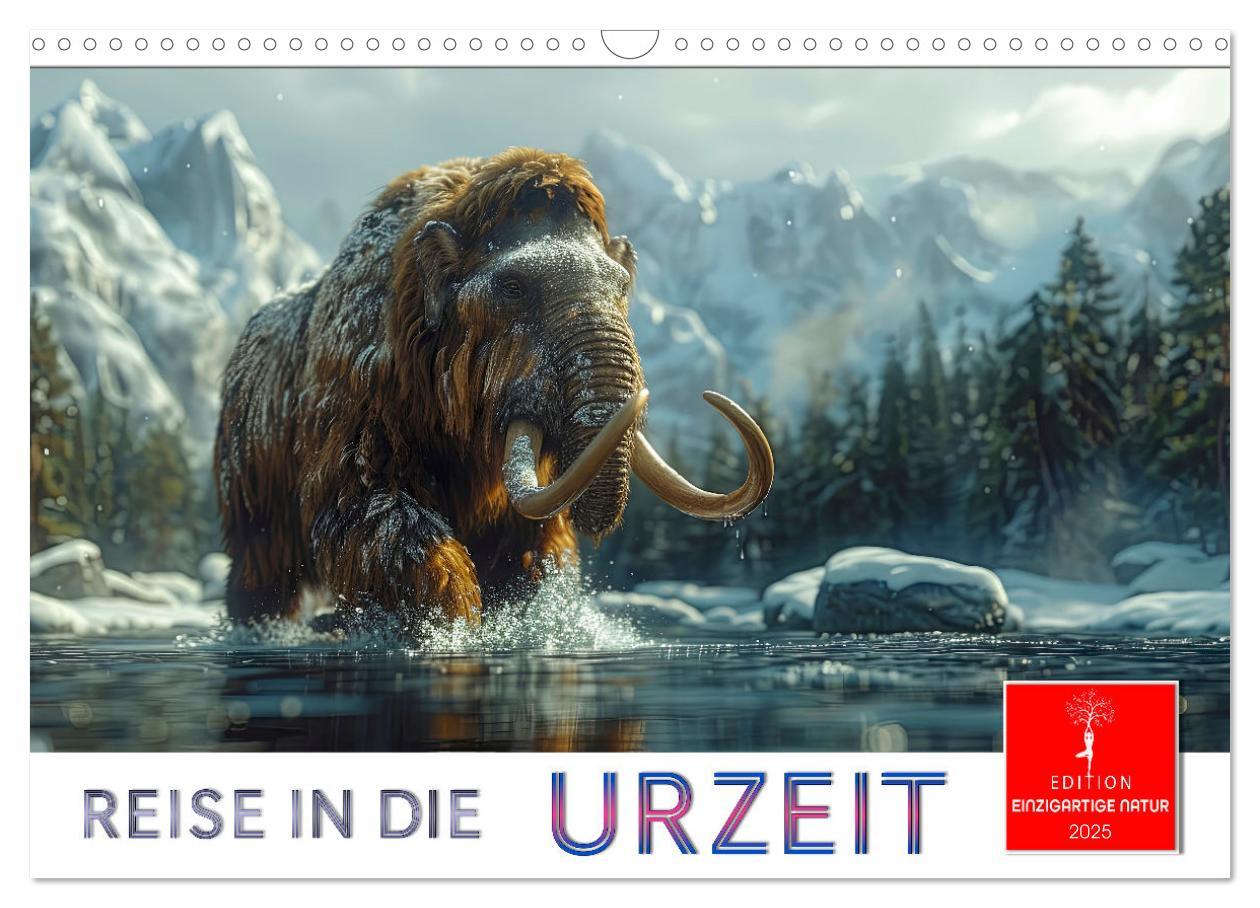 Cover: 9783457140796 | Reise in die Urzeit (Wandkalender 2025 DIN A3 quer), CALVENDO...