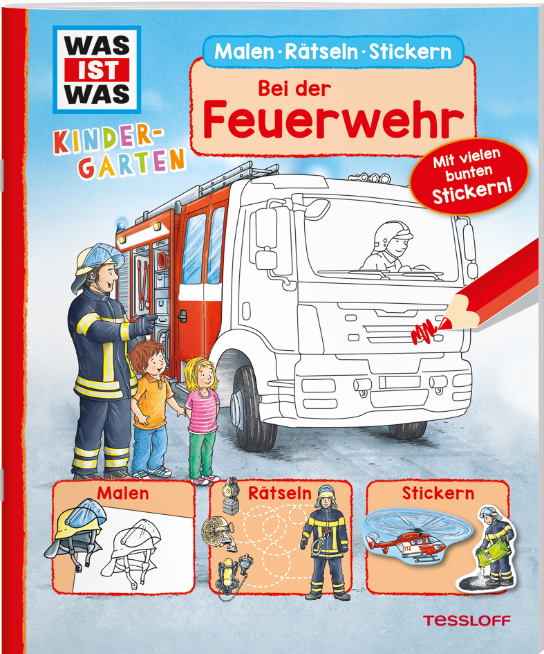 Cover: 9783788622626 | WAS IST WAS Kindergarten Malen Rätseln Stickern WAS IST WAS...