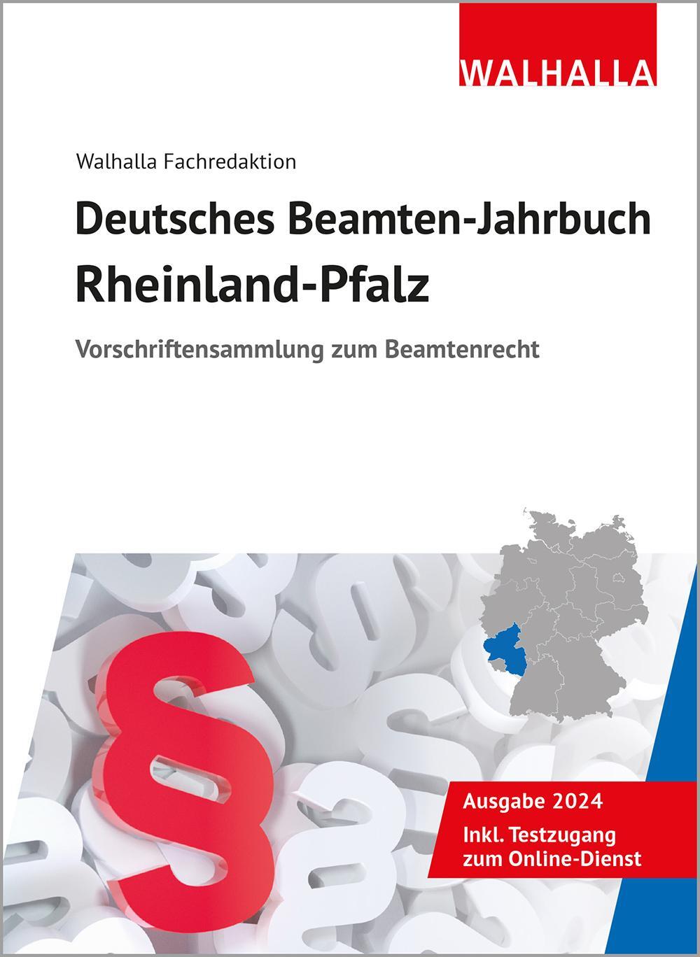 Cover: 9783802912054 | Deutsches Beamten-Jahrbuch Rheinland-Pfalz 2024 | Fachredaktion | Buch