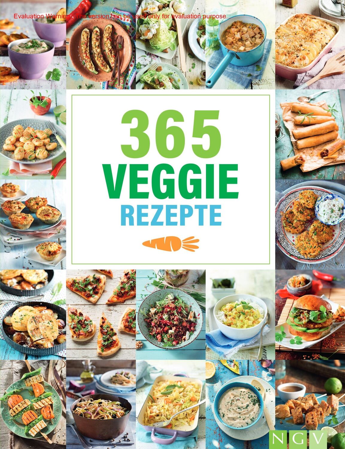 Cover: 9783625193258 | 365 Veggie-Rezepte | 365 vegetarische Rezepte rund um's Jahr | Buch