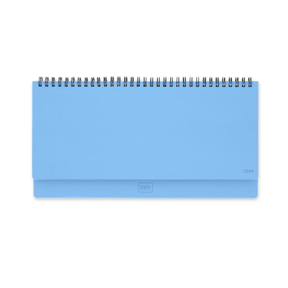 Cover: 8053610789911 | Schreibtischkal. - 2024 - Desk Planner - 12M - Blue | Taschenbuch