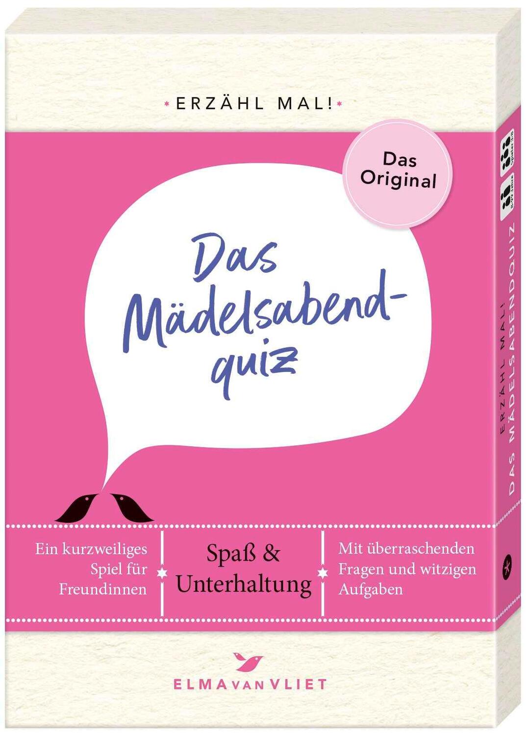 Cover: 4260308350269 | Erzähl mal! Das Mädelsabendquiz. Elma van Vliet | Elma van Vliet