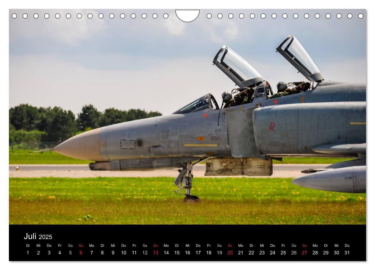 Bild: 9783435714544 | Phantoms bei der Luftwaffe (Wandkalender 2025 DIN A4 quer),...