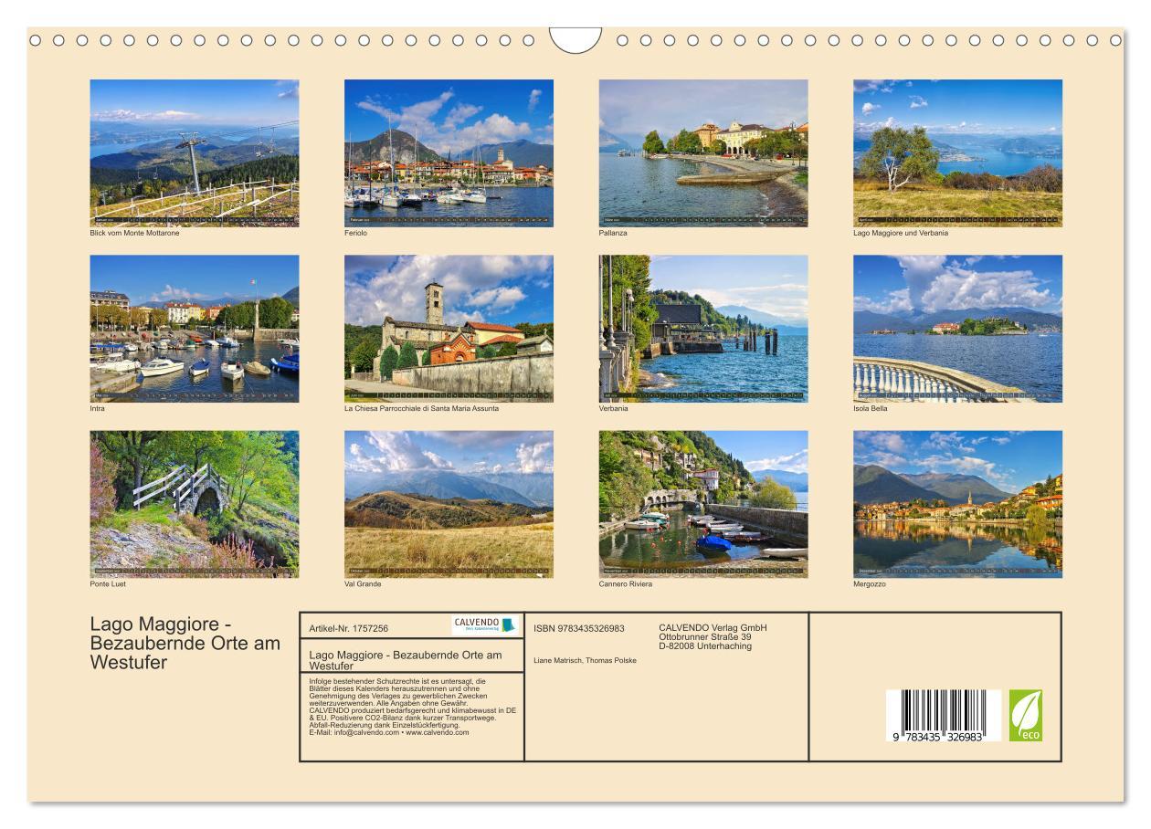 Bild: 9783435326983 | Lago Maggiore - Bezaubernde Orte am Westufer (Wandkalender 2025 DIN...