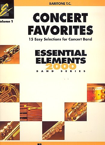 Cover: 9780634052125 | Concert Favorites Vol. 1 - Bb Baritone T.C. | Einzelstimme | 2002