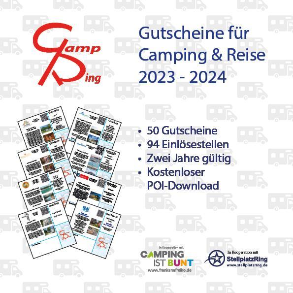 Cover: 4270002445314 | CampRing 2023 - 2024 | Gutscheine für Camping &amp; Reise | Rosenkranz