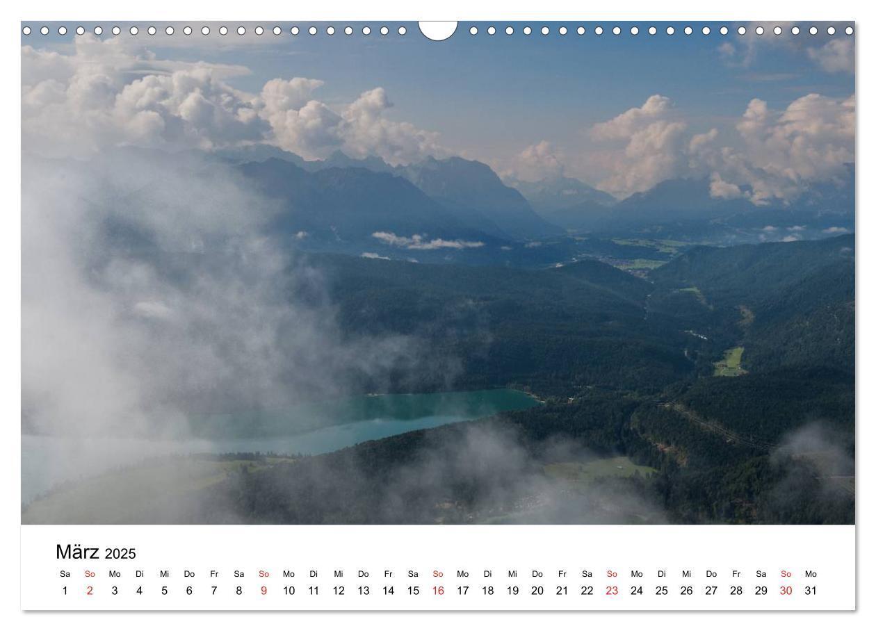 Bild: 9783435561674 | Berge und Seen rund um die Zugspitze (Wandkalender 2025 DIN A3...