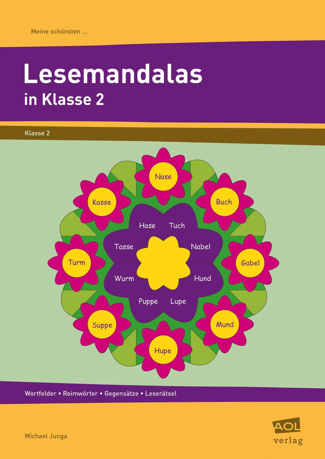 Cover: 9783834456274 | Meine schönsten Lesemandalas Klasse 2 | Michael Junga | Broschüre