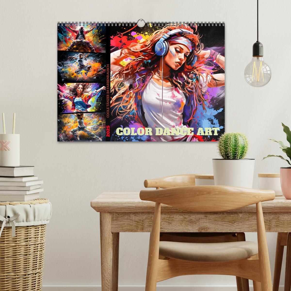 Bild: 9783383877179 | Color Dance Art (Wandkalender 2025 DIN A3 quer), CALVENDO...