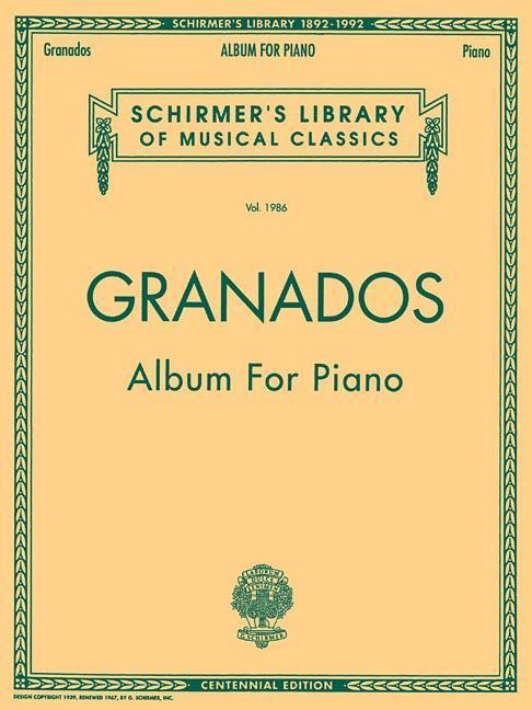 Cover: 73999822199 | Album for Piano | Enrique Granados | Piano Collection | Buch | 1994