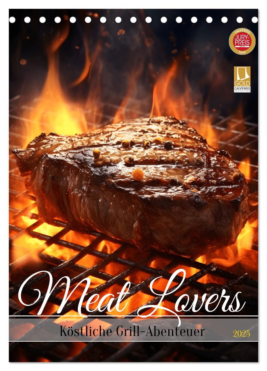 Cover: 9783457147849 | Meat Lovers - Köstliche Grill Abenteuer (Tischkalender 2025 DIN A5...