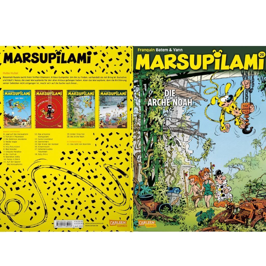 Bild: 9783551784056 | Marsupilami 20: Die Arche Noah | Abenteuercomics für Kinder ab 8