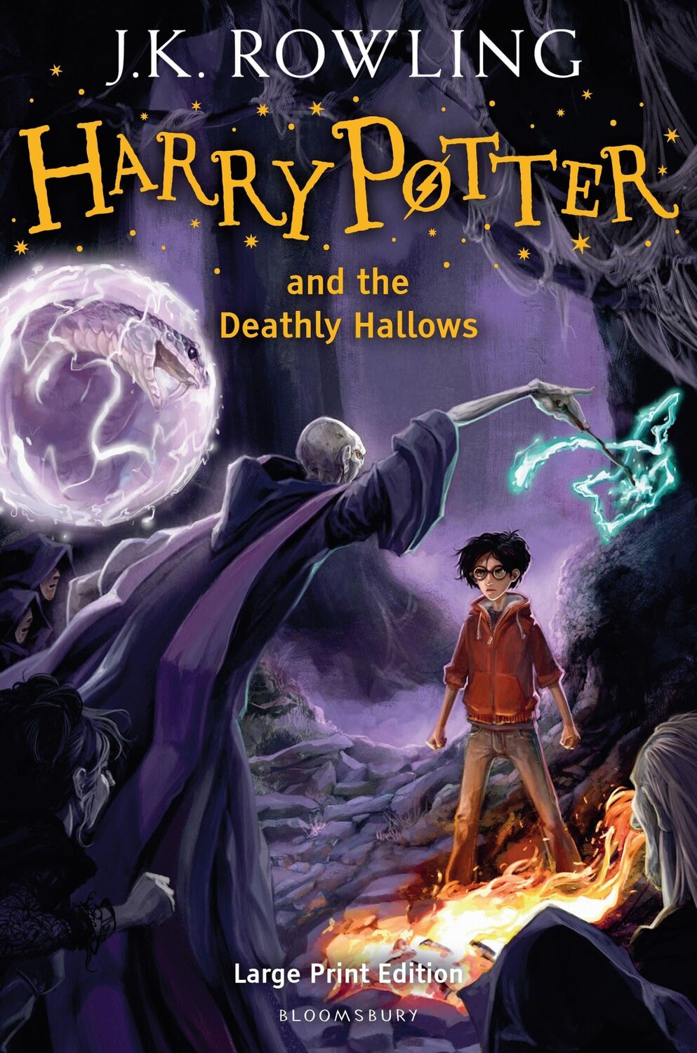 Cover: 9780747591085 | Harry Potter and the Deathly Hallows | Large Print Edition | Rowling