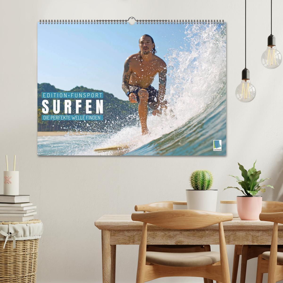 Bild: 9783435119424 | Surfen: Die perfekte Welle finden - Edition Funsport (Wandkalender...