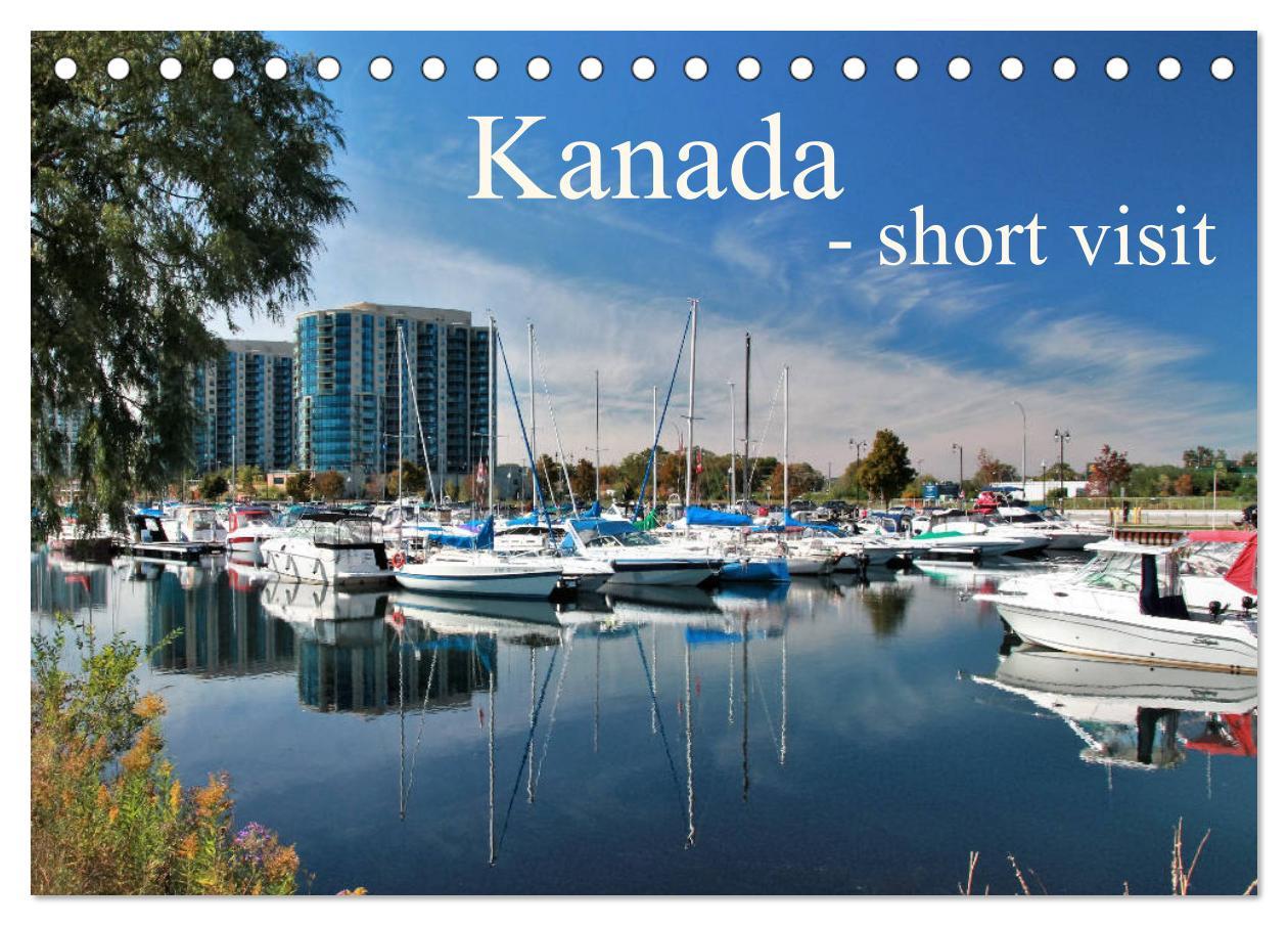 Cover: 9783435409341 | Kanada - short visit (Tischkalender 2025 DIN A5 quer), CALVENDO...