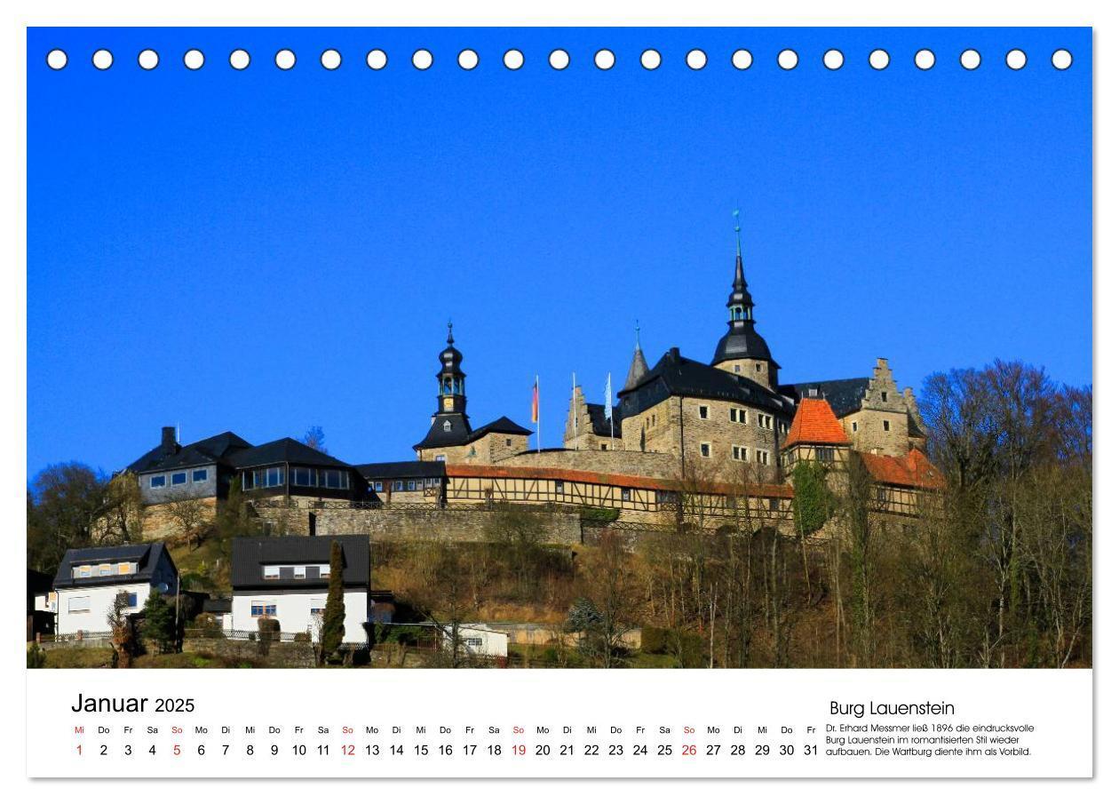 Bild: 9783435518203 | Deutschlands Burgen - Von der Burg zum Schloss (Tischkalender 2025...