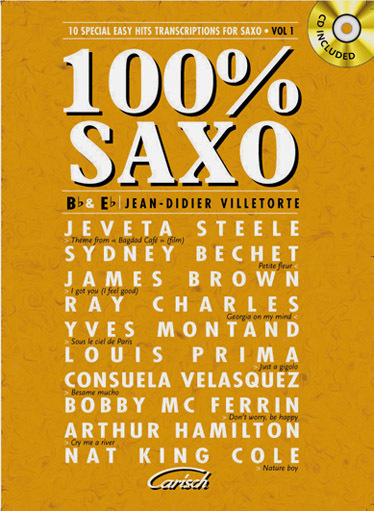 Cover: 9788850711628 | 100% Saxo Vol. 1 | 10 Special Easy Hits Transcriptions for Saxo