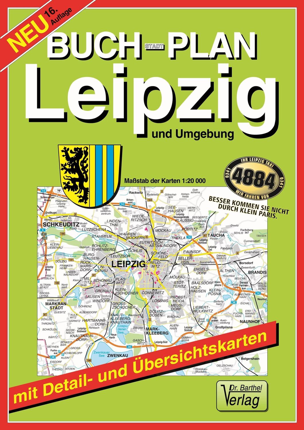 Cover: 9783895910111 | Leipzig und Umgebung 1 : 20 000. Buchstadtplan | Taschenbuch | 72 S.