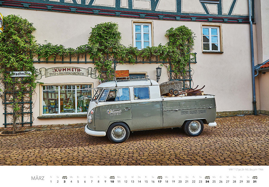 Bild: 9783966646826 | Kalender Bus-Feeling 2024 | Die schönste Modelle des Klassikers | 2024