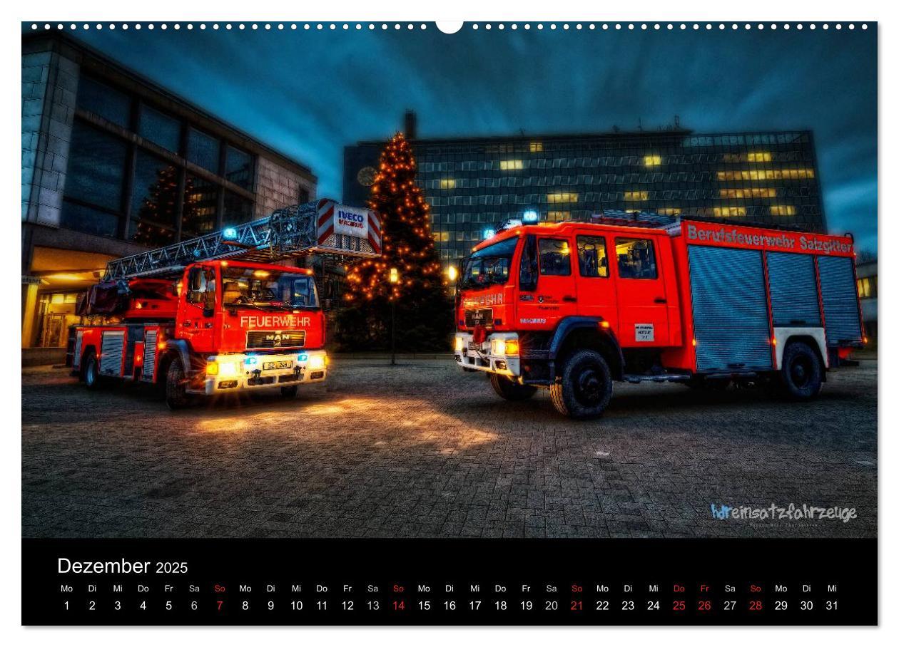 Bild: 9783435630349 | Einsatzfahrzeuge der Feuerwehr (hochwertiger Premium Wandkalender...