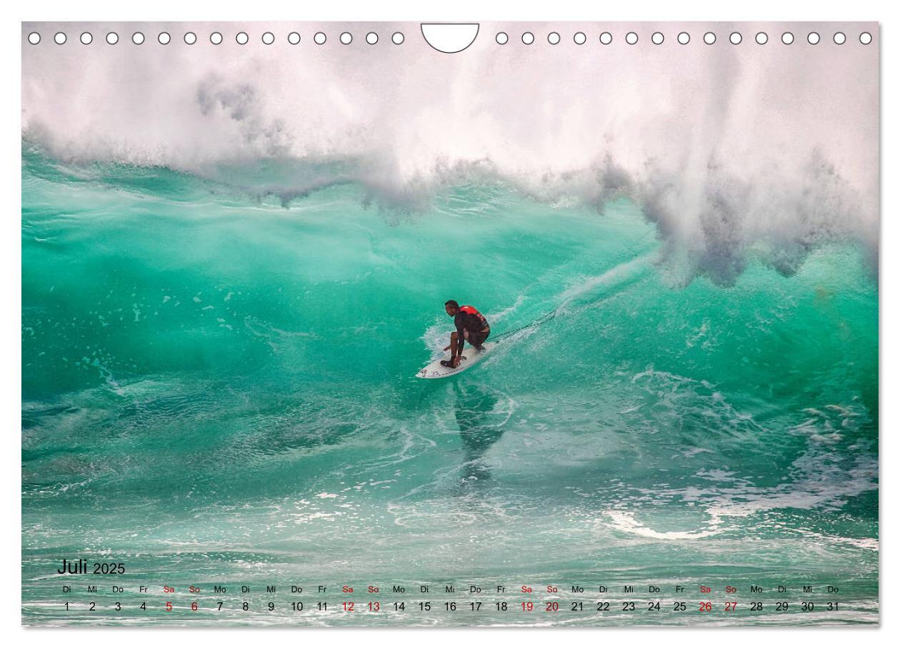 Bild: 9783435329908 | Surfen - die perfekte Welle (Wandkalender 2025 DIN A4 quer),...