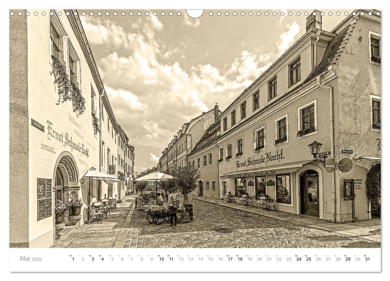 Bild: 9783435244423 | Nostalgiekalender Pirna (Wandkalender 2025 DIN A3 quer), CALVENDO...