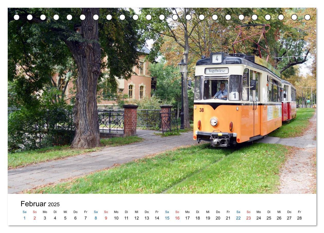 Bild: 9783435495429 | Naumburgs historische Straßenbahn (Tischkalender 2025 DIN A5 quer),...