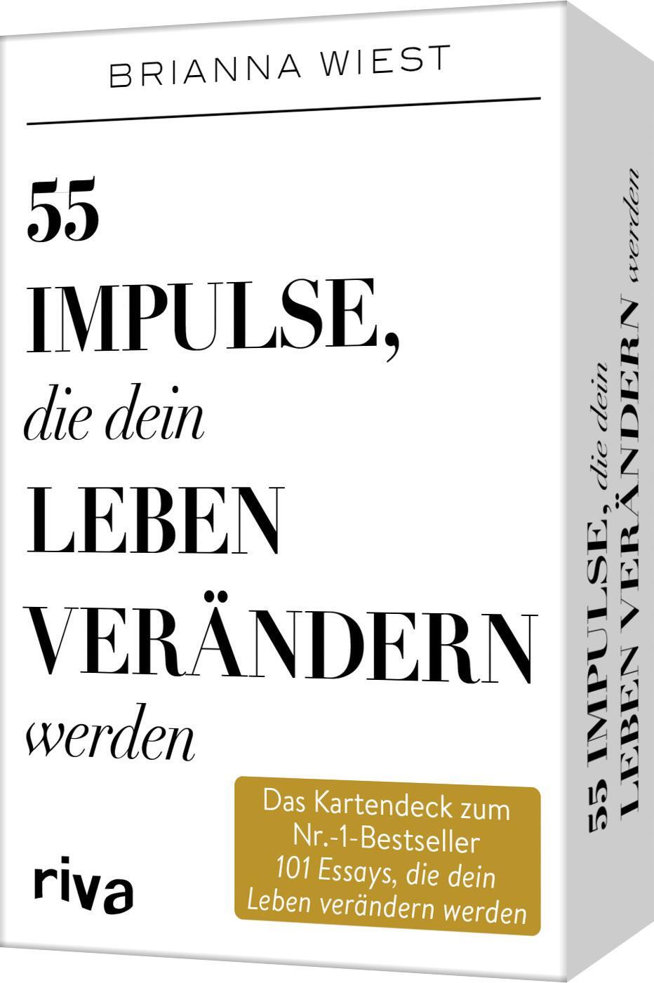 Cover: 9783742324320 | 55 Impulse, die dein Leben verändern werden - Das Kartendeck zum...