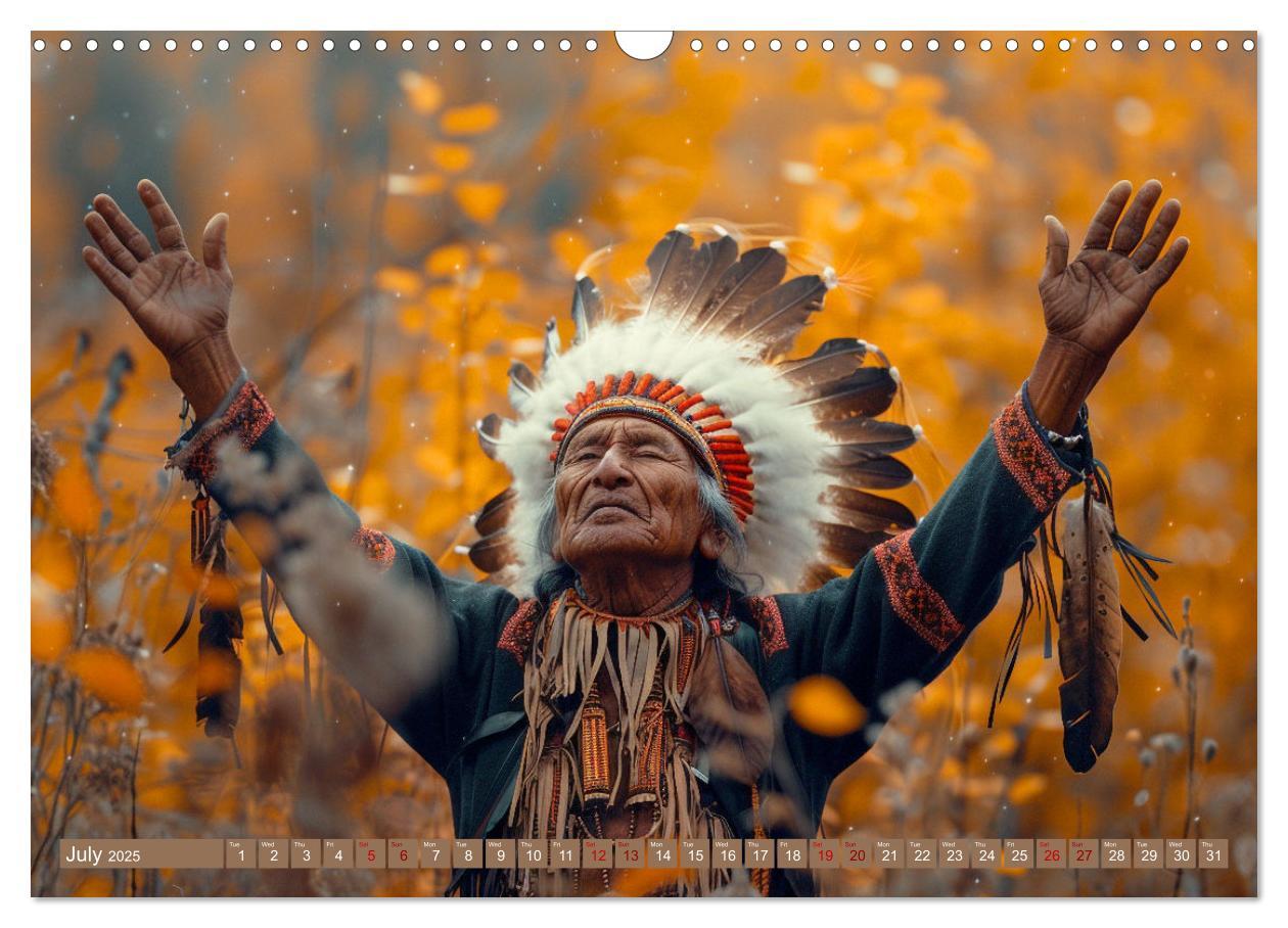 Bild: 9781325978021 | Native American Soul (Wall Calendar 2025 DIN A3 landscape),...