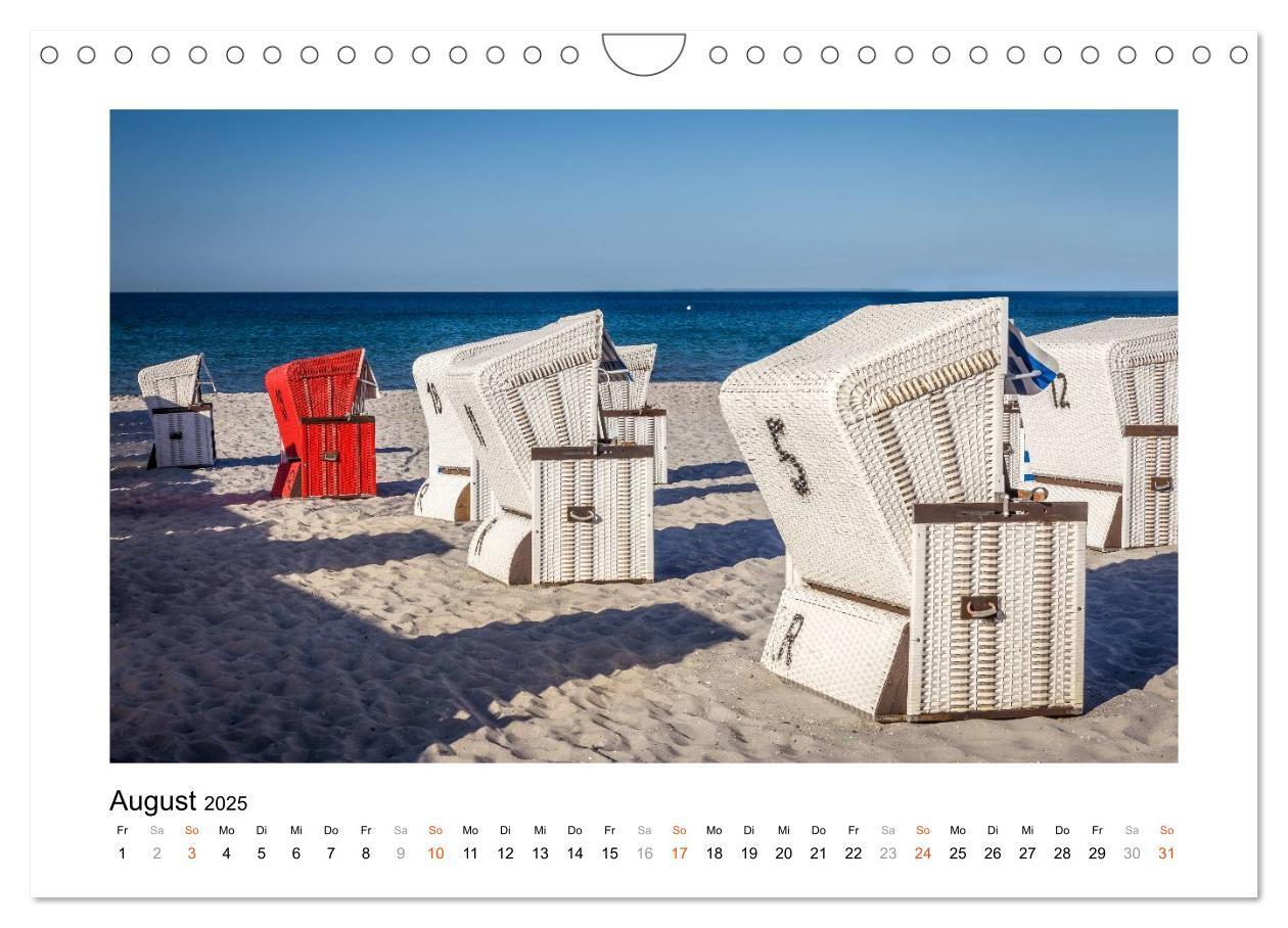 Bild: 9783435571895 | Strandkorb Idylle (Wandkalender 2025 DIN A4 quer), CALVENDO...