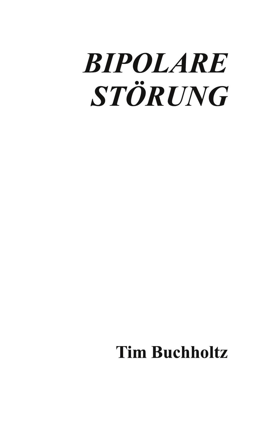 Cover: 9783758321092 | Bipolare Störung | Über die Kunst Schweres Leicht aussehen zu lassen