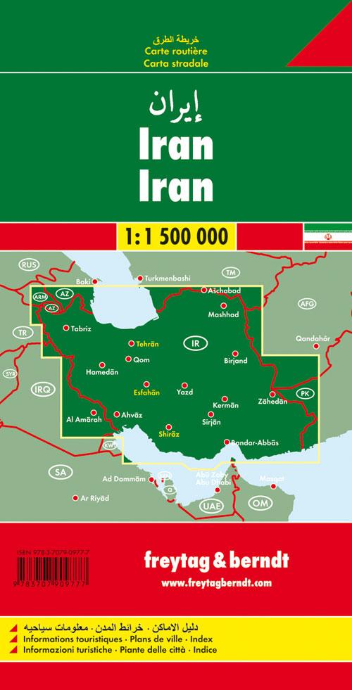 Rückseite: 9783707909777 | Iran,Autokarte 1:1.500.000 | (Land-)Karte | Deutsch | 2020