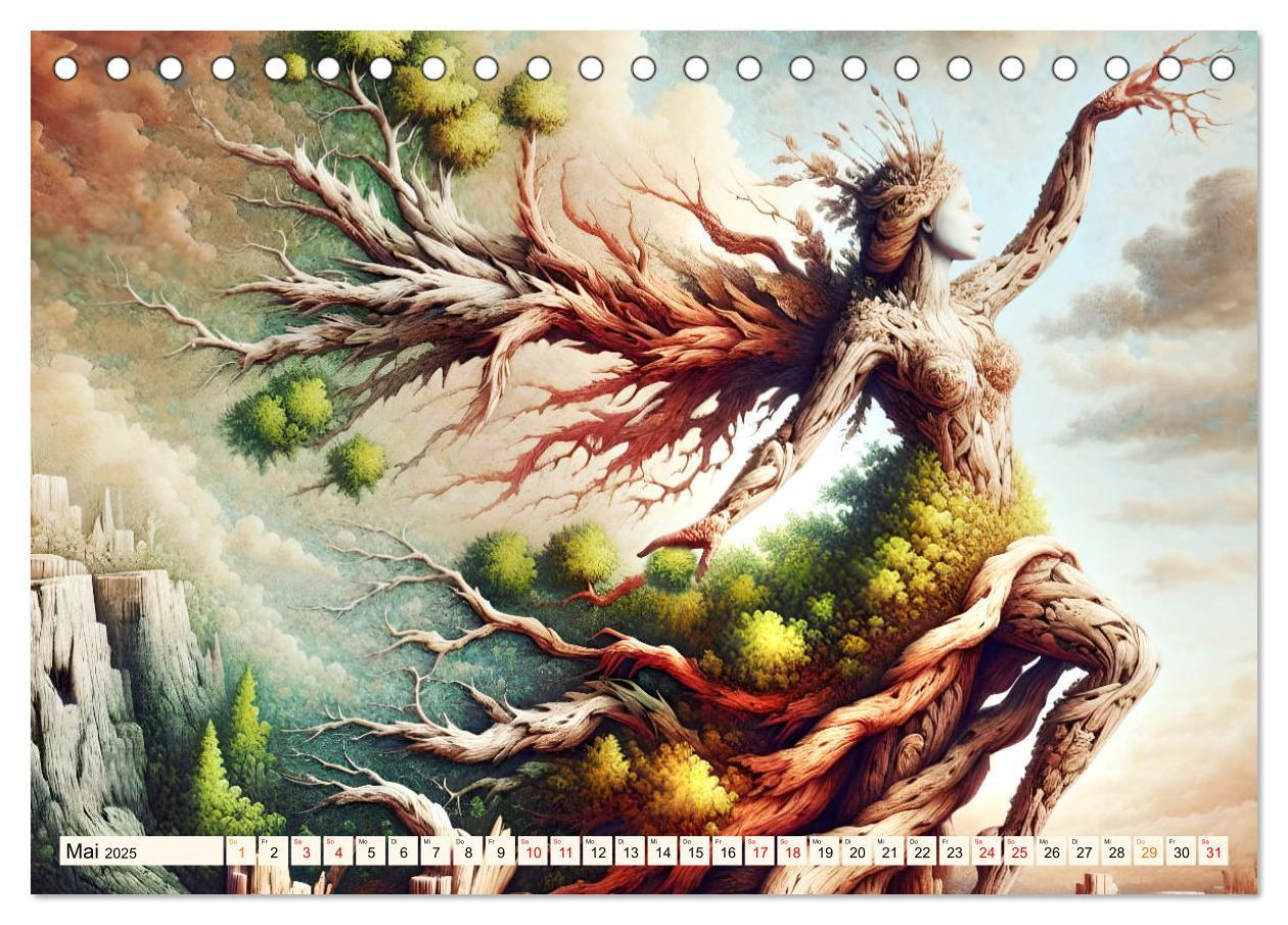 Bild: 9783457176122 | Lebendige Natur - Mystische Baumgeister (Tischkalender 2025 DIN A5...