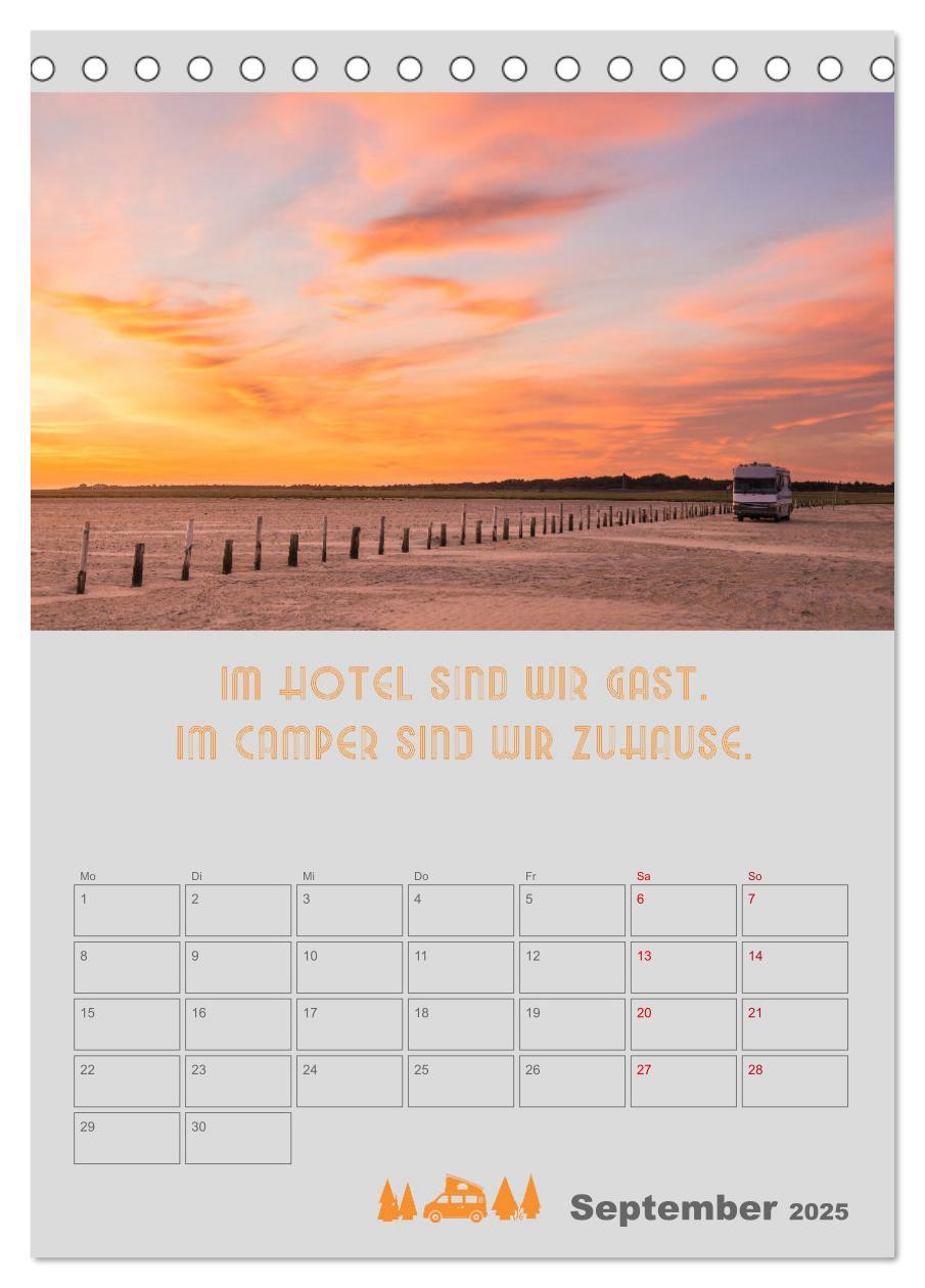 Bild: 9783435908752 | Camping - Hotel kann jeder! (Tischkalender 2025 DIN A5 hoch),...