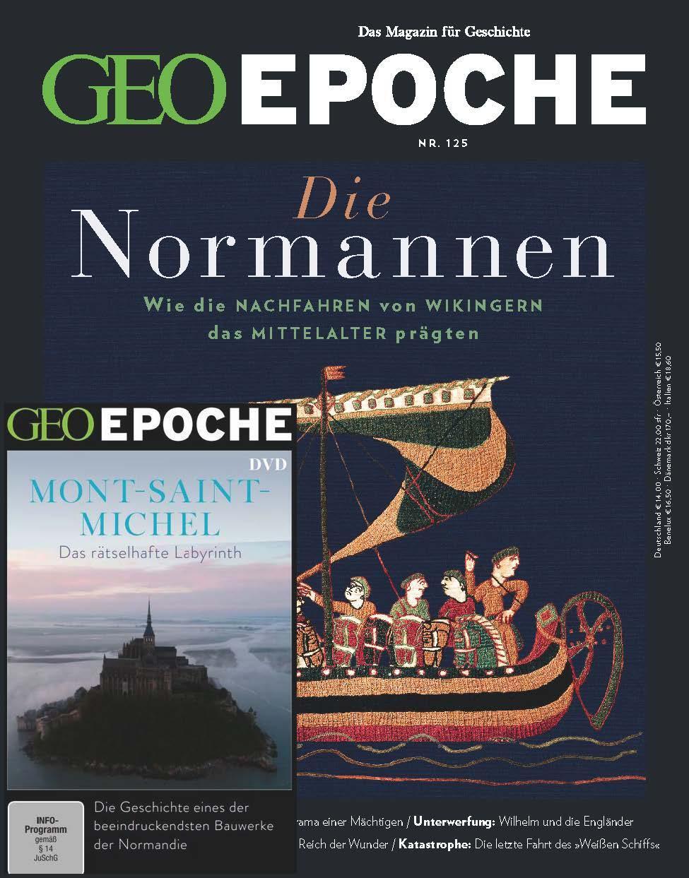 Cover: 9783652015110 | GEO Epoche mit DVD 125/2024 - Die Normannen | Jürgen Schaefer (u. a.)